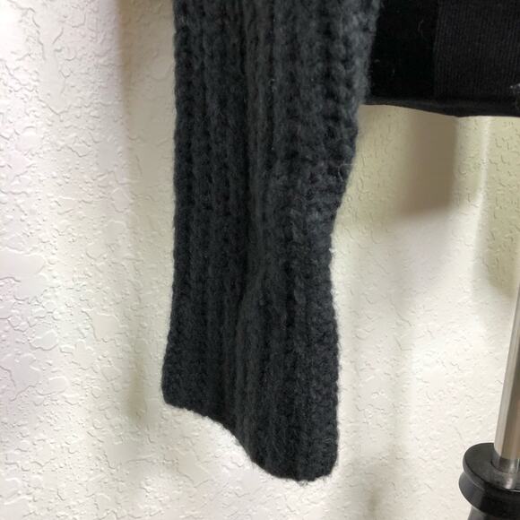 Free People Alpine black white gray wool alpaca cropped sweater size Small NWT - Picture 6 of 16